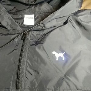 Vs VICTORIA'S secret pink anorak windbreak JACKET